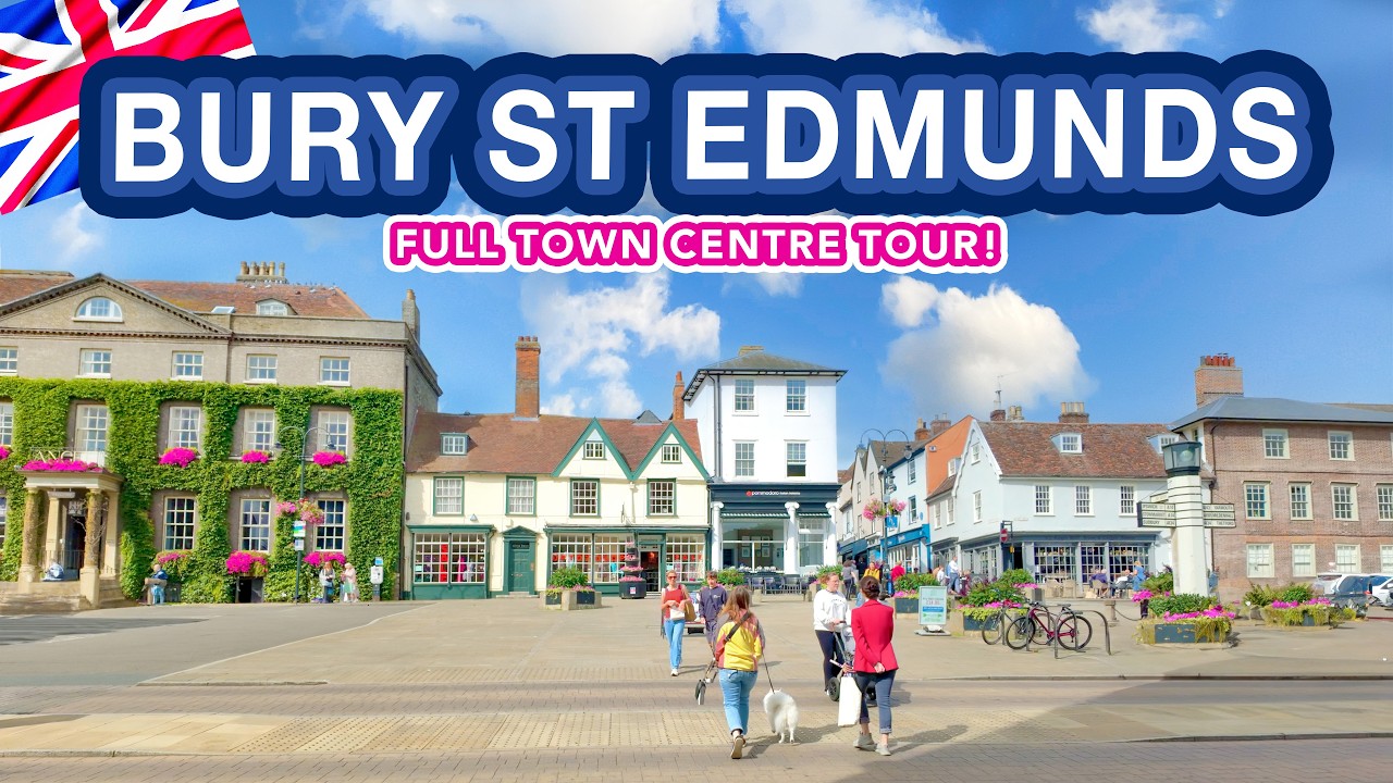 BURY ST EDMUNDS is STUNNING | Full Tour of Bury St Edmunds Town Centre