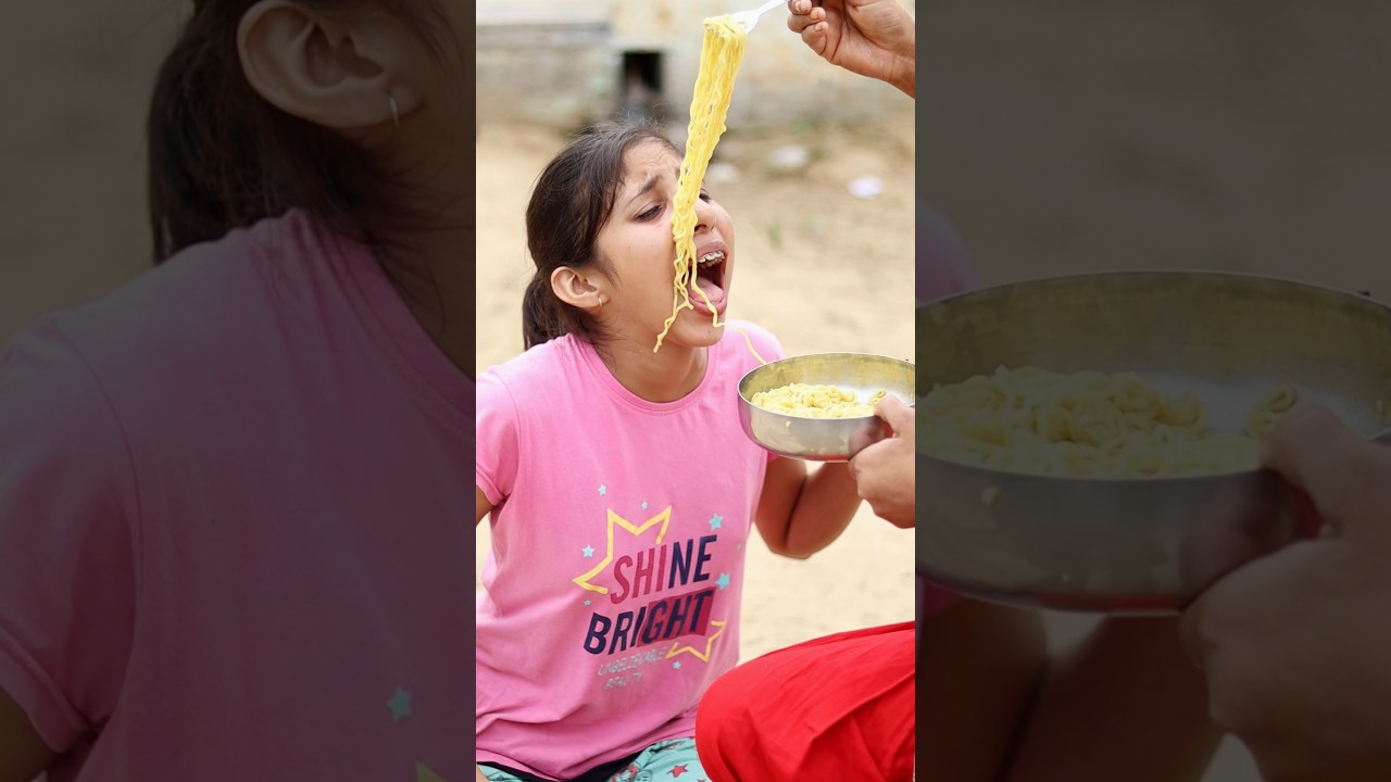 Fed maggi to the beggar 😱#shortsviral #funnycomedy