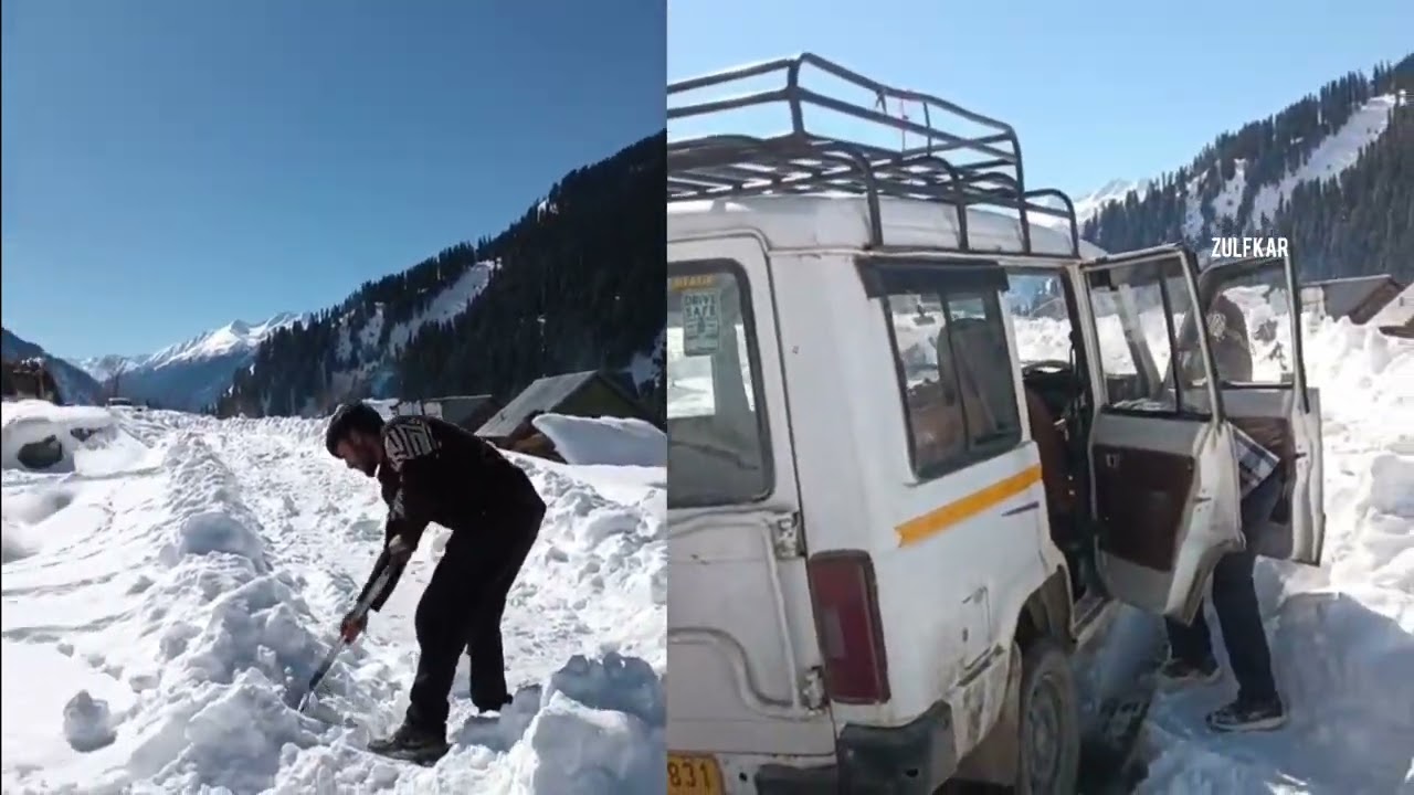 Sukhni the last village of Kishtwar district, has been cut off from road connectivity after heavy sn