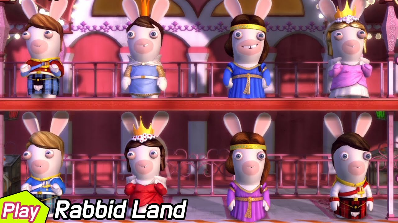 [Wii U] Rabbids Land (2012) - Play movies 012 - Board Game  | AlexGamingTV