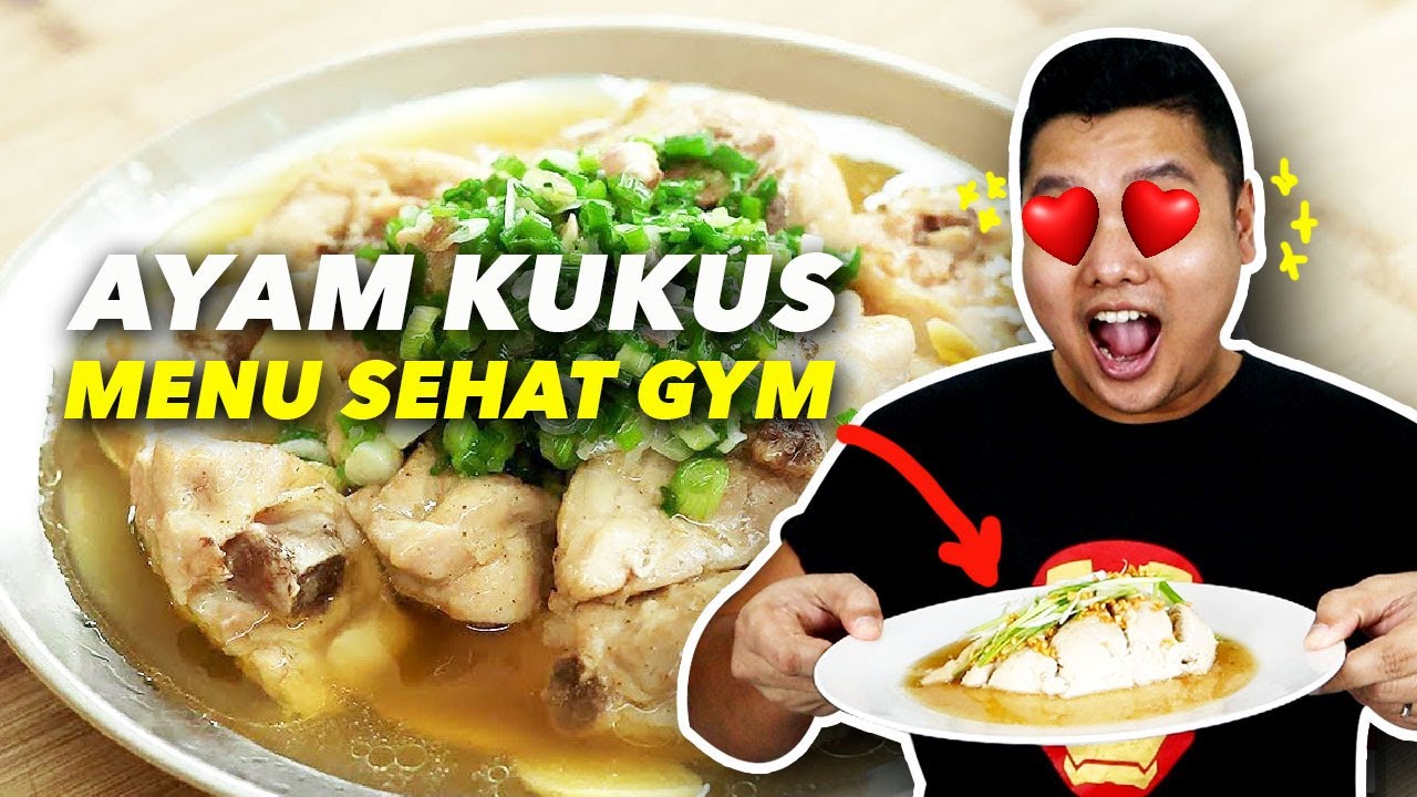 AYAM STEAM ALA RANDO, TINGGI PROTEIN, ENAK, MURAH, GAMPANG.