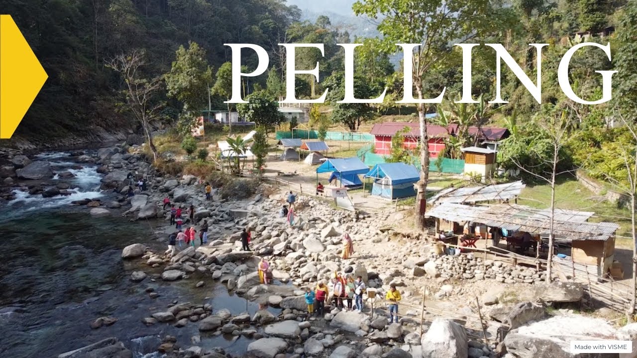 Rimbi River Orange Garden | Pelling Drone View | South Sikkim | 4K