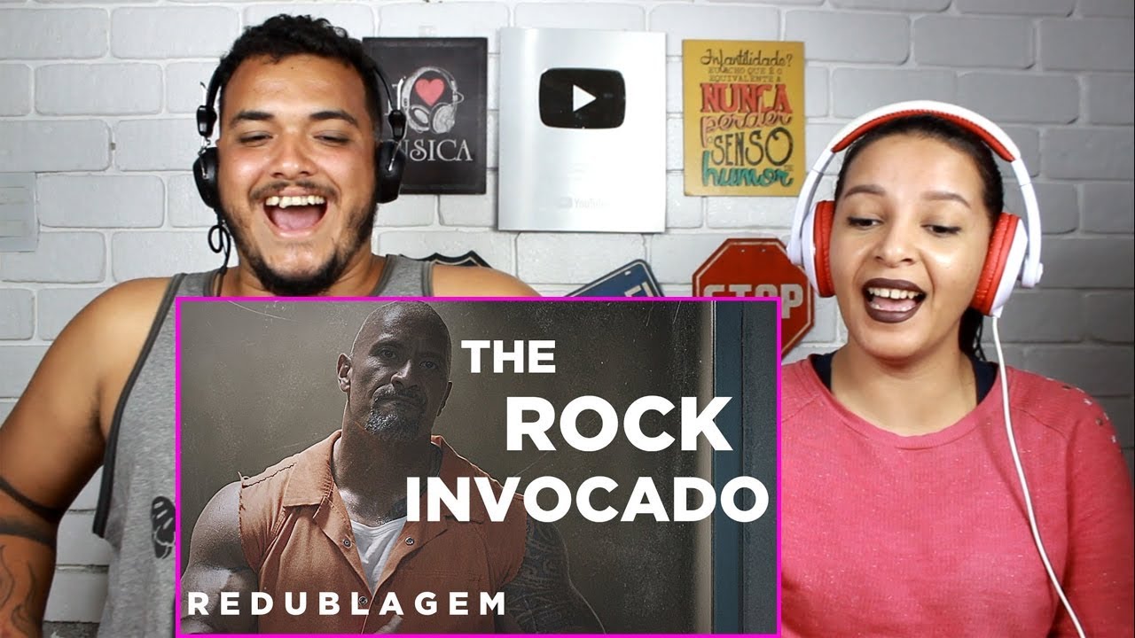 REAGINDO Ao The Rock Invocado (Paródia Redublagem) ( Pabollo )