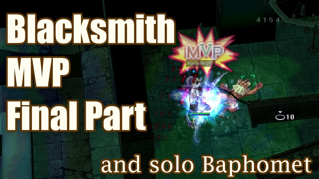 Ragnarok Online Blacksmith Oldtimes MVP feat. solo Baphomet