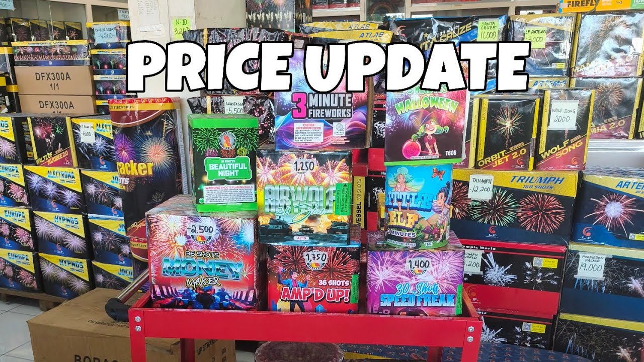 Price update muli ng mga pailaw at paputok bago mag-December 