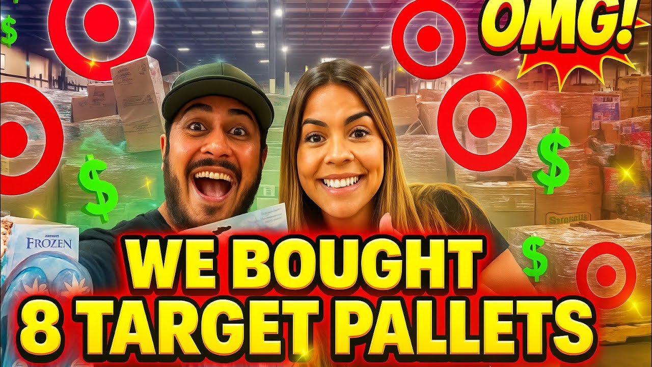 UNBOXING 8 GIANT TARGET PALLETS!