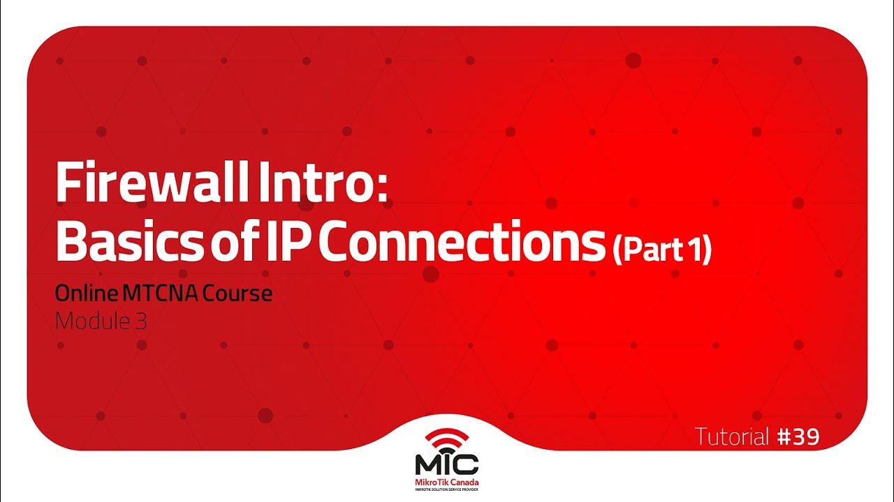 Межсетевой экран в RouterOS: основы IP-подключений (часть 1)