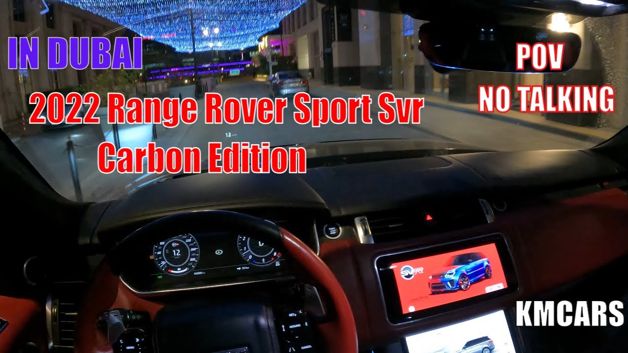 2022 Range Rover Svr 575 HP - Test Drive POV Night Drive