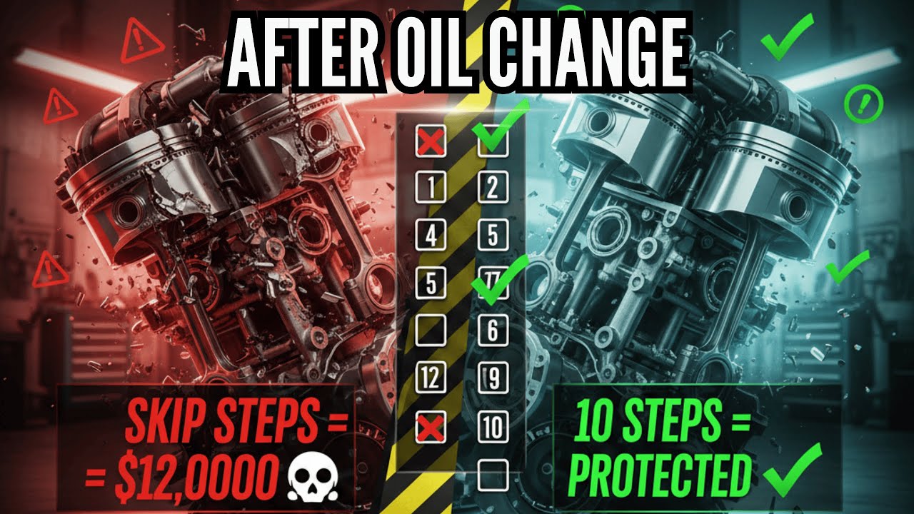 10 Steps After Oil Change: Your Engine Will Last Much Longer