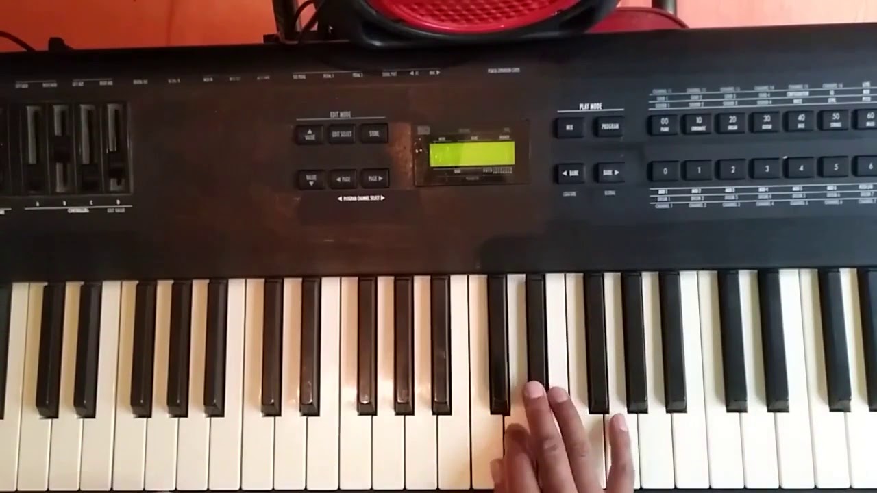 tutorial  Gozate delante del Señor, piano
