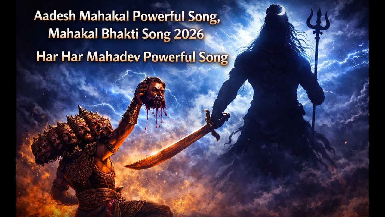 Aadesh Mahakal Powerful Song, Mahakal Bhakti Song 2026, Har Har Mahadev Powerful Song, Mahakal
