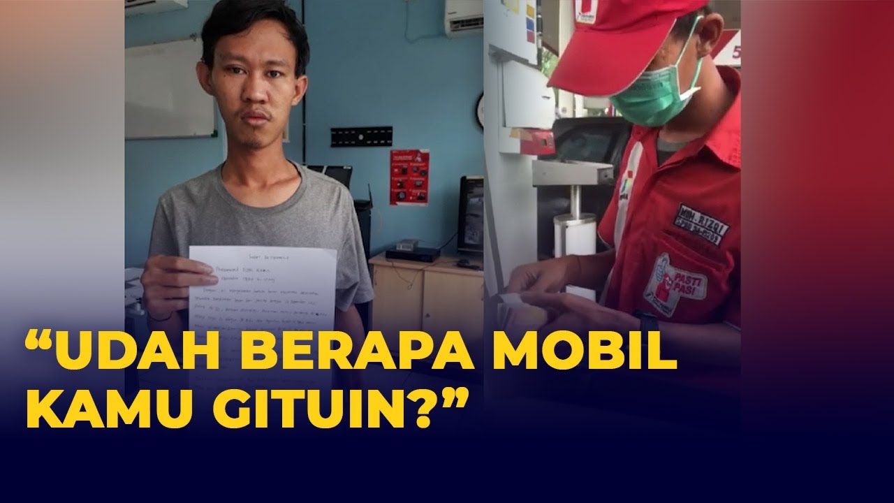 Viral Petugas SPBU Bintaro Curang Isi Bensin Konsumen