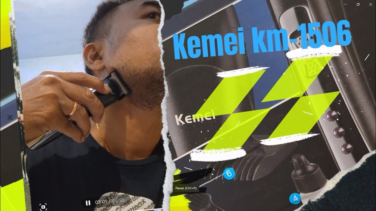 Unboxing Kliper KEMEI KM- 1506