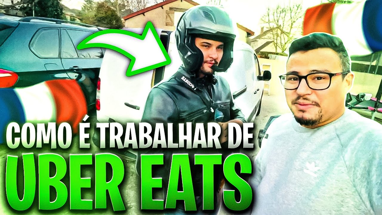 Como trabalhar de delivery na França - trabalho de Uber eats
