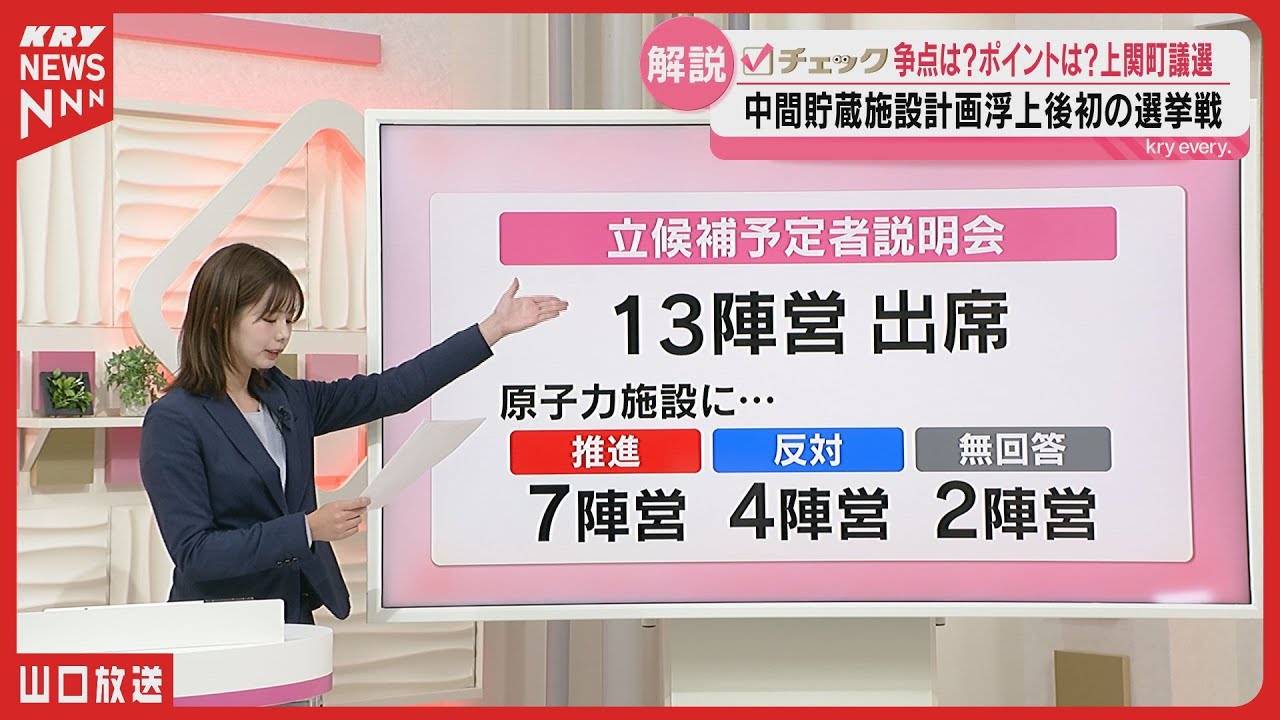 【解説】核で揺れるまち上関町議選・争点は使用済み核燃料の中間貯蔵施設・議会構成と町の将来は／核で揺れるまち