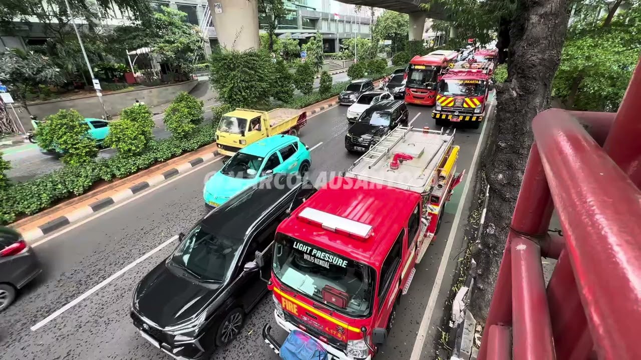 Kebakaran di Pasar Raya Blok M Jakarta #kebakaran