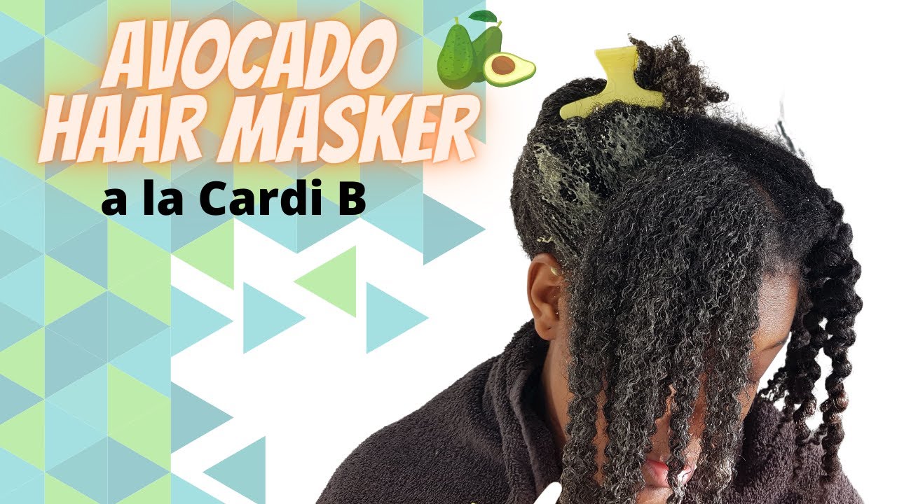 Avocado Masker Voor Gehydrateerd & Sterk Haar -  Ge&iuml;nspireerd Door Cardi B