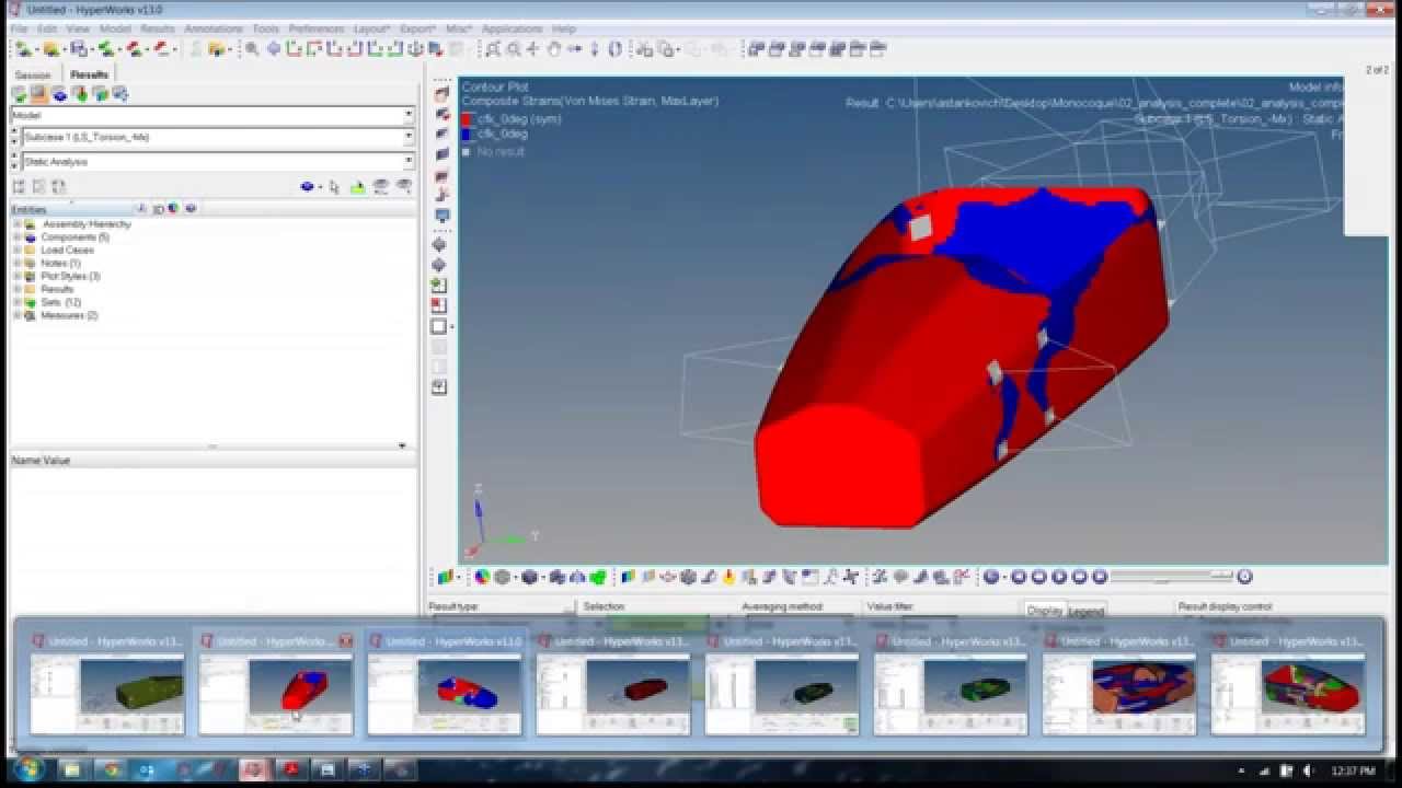 OptiStruct for Composite Analysis &  Optimization