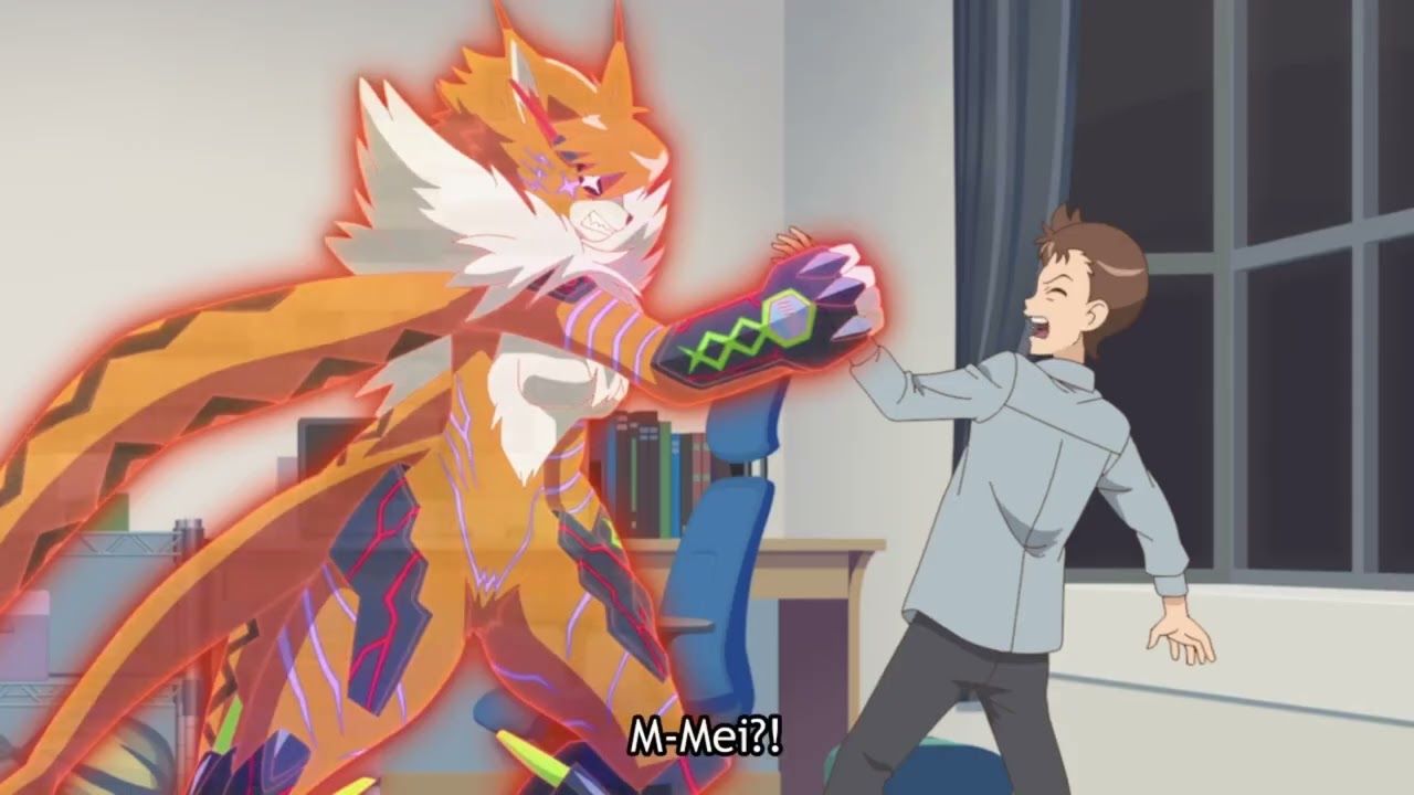 Digimon Ghost Game - Meicrackmon Litiga Con Riku! From Episode 50! #2024 #digimonghostgame #digimon