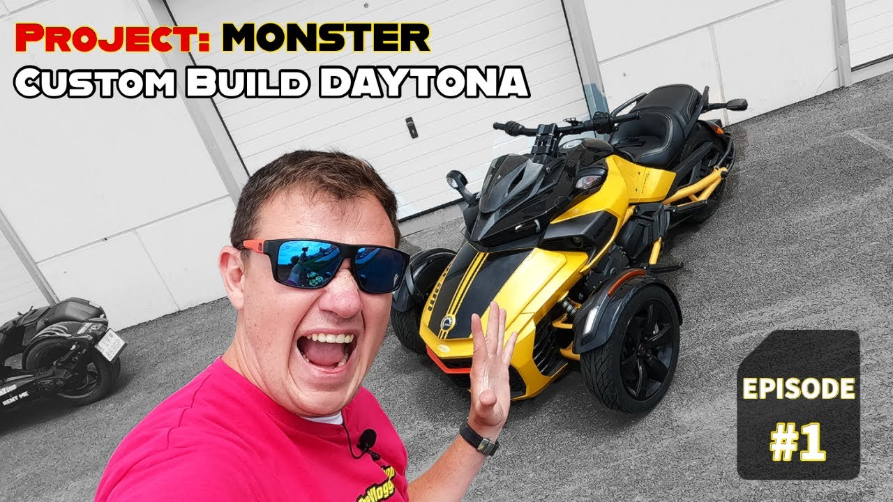 Building MONSTER - Custom Build Can-Am Spyder F3s DAYTONA Part 1