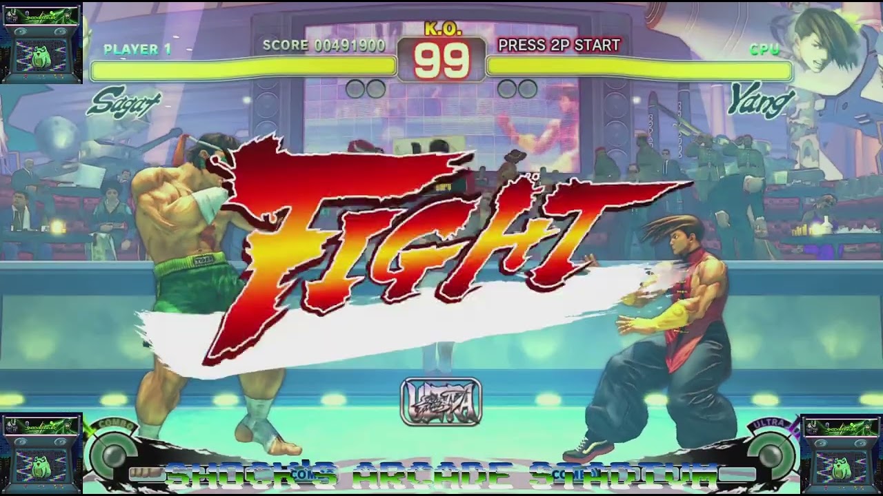 Ultra Street Fighter IV: Sagat Arcade