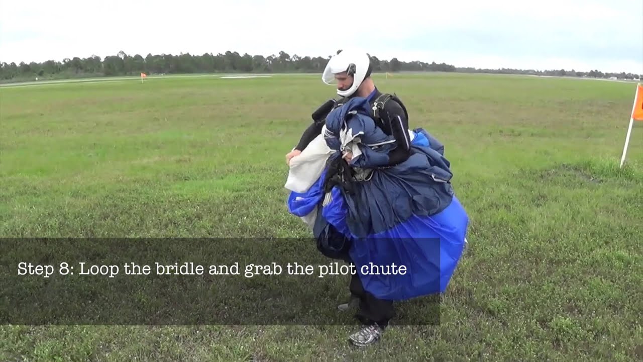 Collapsing and Gathering your canopy after landing