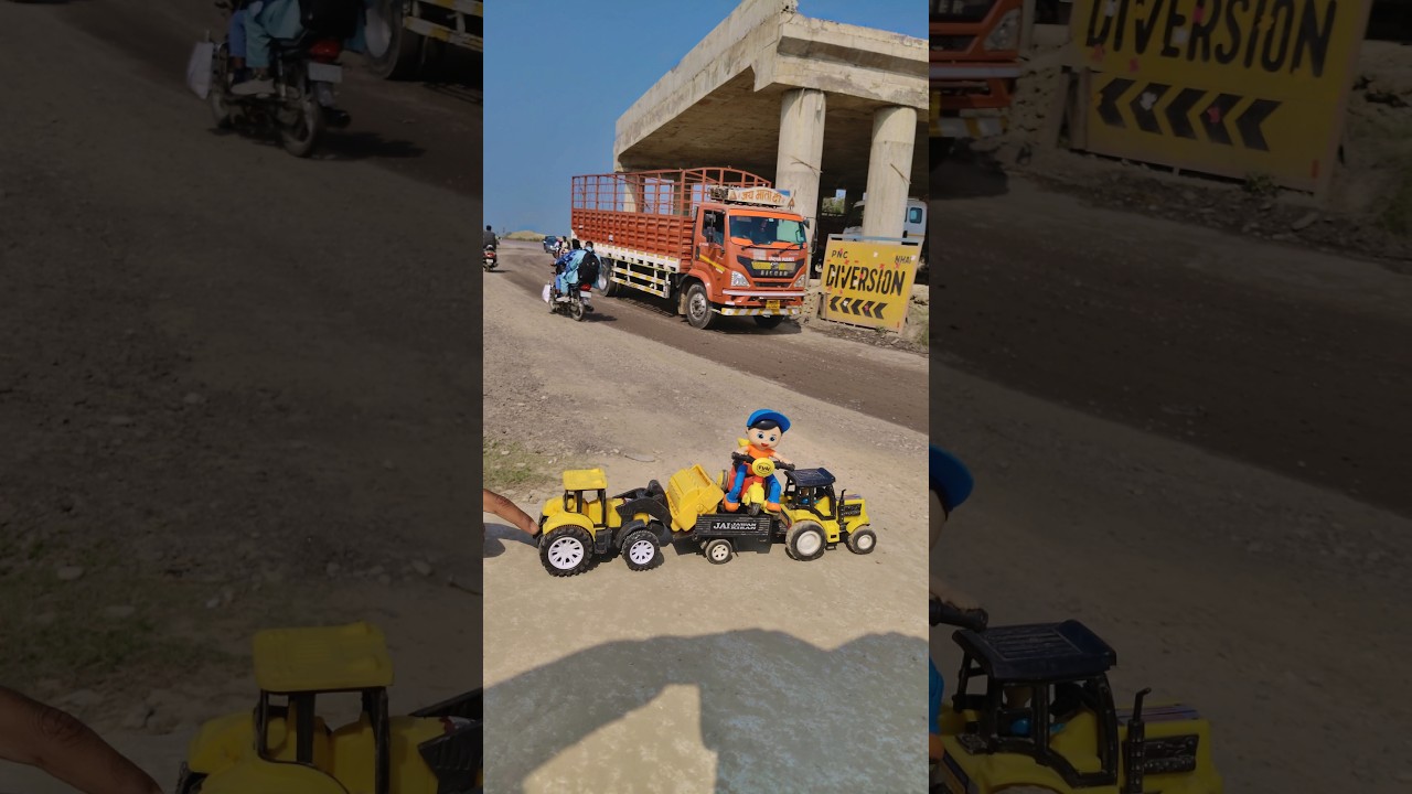 Ekta Rc tractor and 1 Ta Remote wala Dumper Roller Unboxing 😛