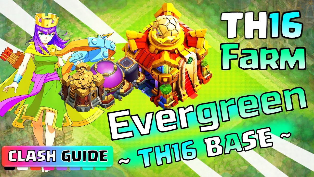 TH16 FARMING BASE! Top 10 Town Hall 16 Base Farming 2024