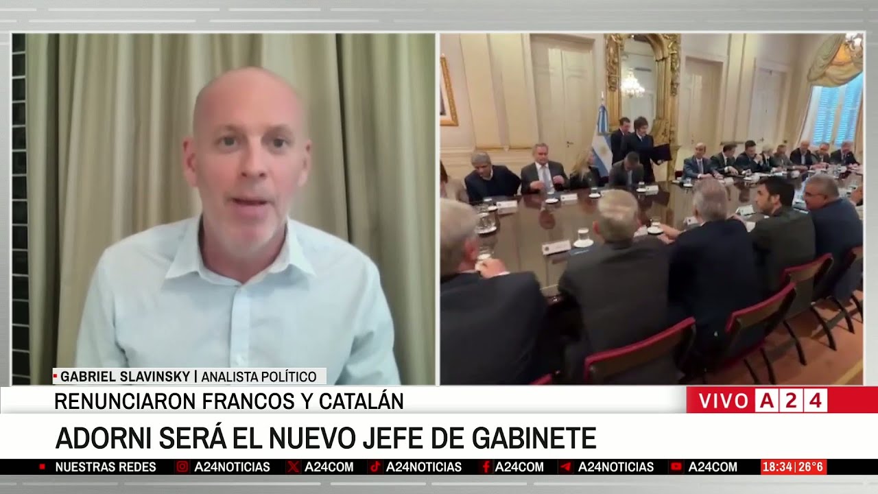 🔴 EL NUEVO ESCENARIO POL&Iacute;TICO DEL GOBIERNO EN EL AN&Aacute;LISIS DE GABRIEL SLAVINSKY