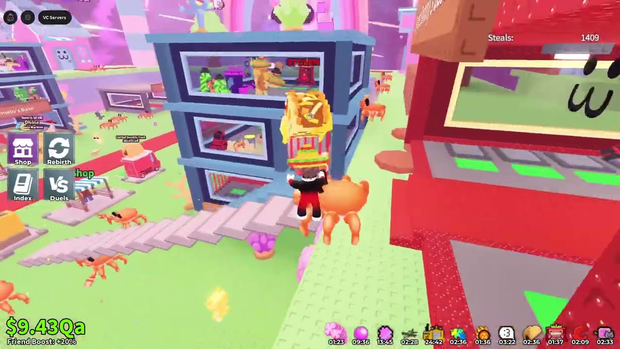 steal a brainrot admin abuse #roblox #stealabrainrot