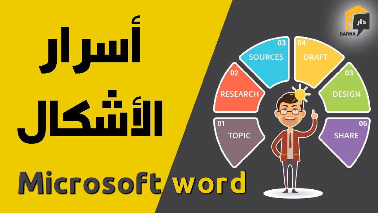 أسرار رسم الأشكال في برنامج  Microsoft word  -  رسومات انفوغراف ابداعية @Tale-Of-Passion