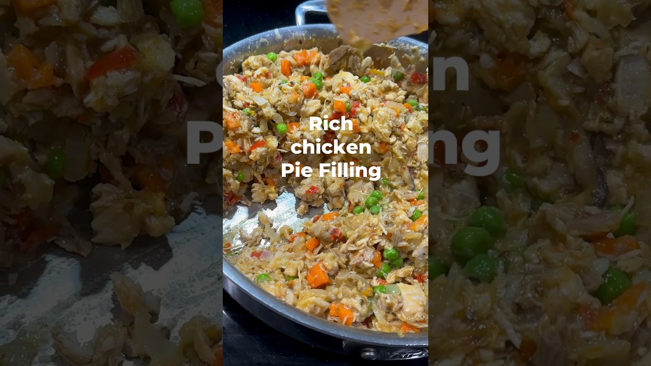 You will Love this Chicken pie Filling Recipe #shorts #chickenrecipe #food