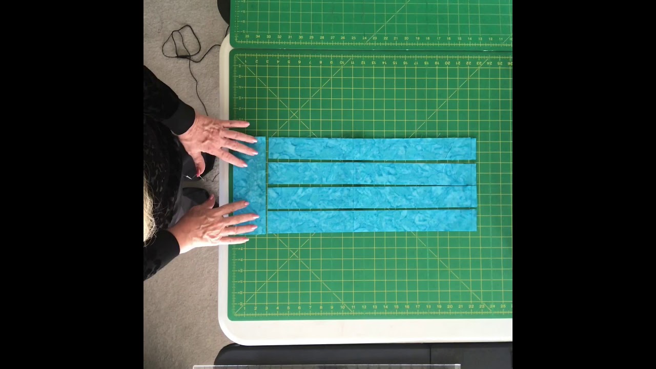 Convex Illusions & Poppin’ In by KwiltArt - Part 4 Shaded Triangles and Cutting Strips