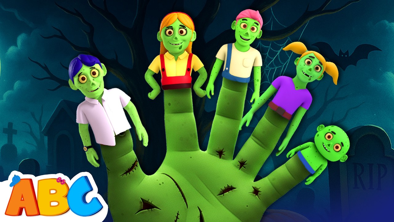 Zombie Finger Family | Spooky Songs For Kids By All Babies Channel