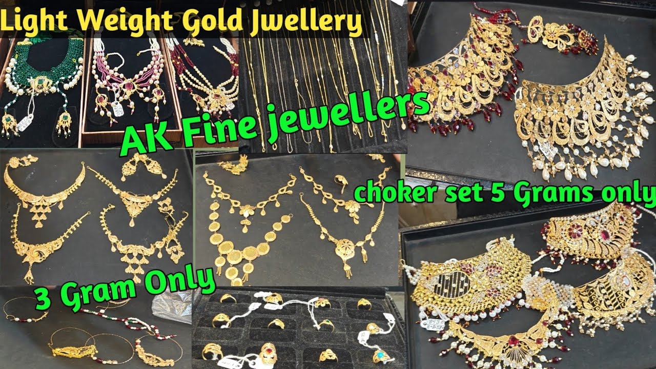 AK Fine Jewellers Darya Ganj Delhi | Light Weight Lowest Price Gold Jwellery |  Viral Shop #Gold 