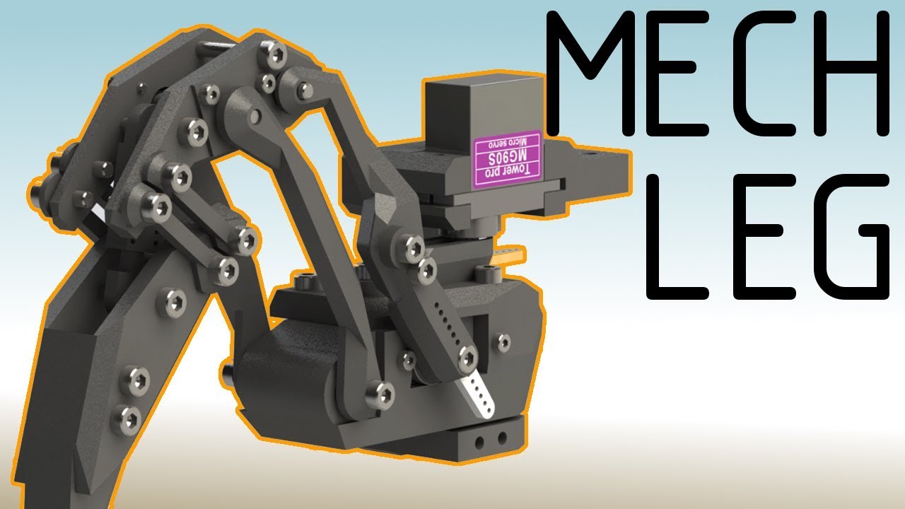 3D Printed Arduino Hexapod Part II - Leg Design