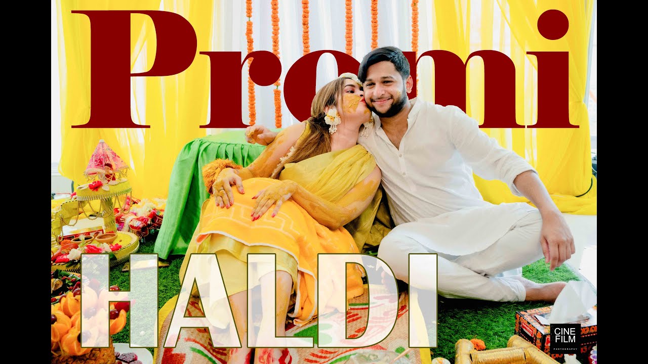 Tawhid Afridi sister Nisat Tasnim Promi's haldi trailer /cine film photography presents