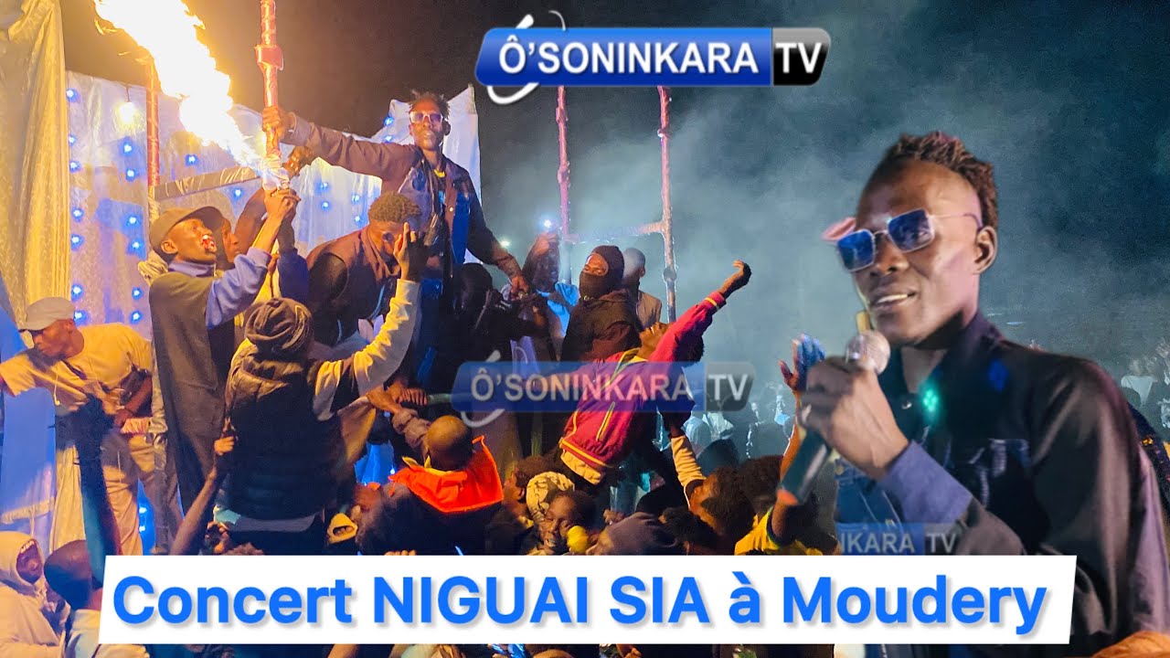 Niguer SIA en flamme son Concert a Moudery 31-12-2024