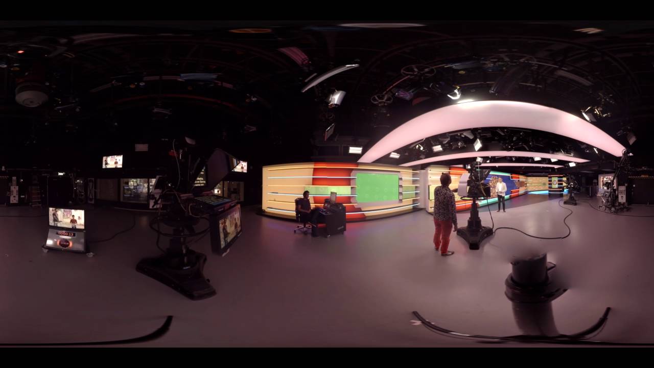 360 video: kijken in de studio van het Jeugdjournaal