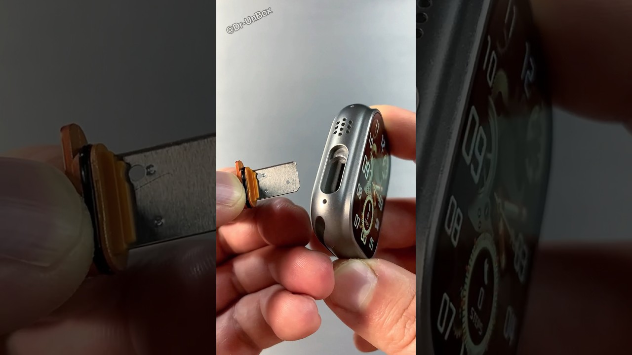 HK Ultra One 4G Android SmartWatch 2024🔥 How to Insert Sim Card🧐#shorts #video #trending #short
