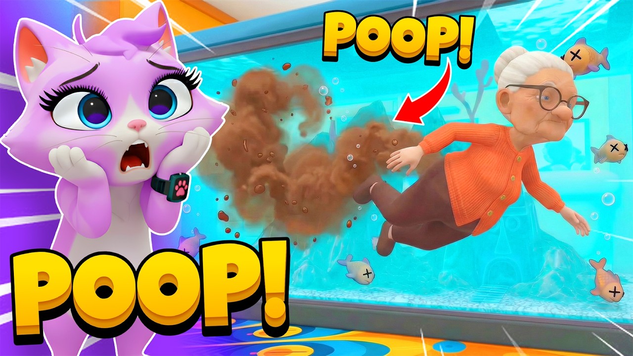 GRANNY POOPED in HER PANTS! (I AM CAT VR)