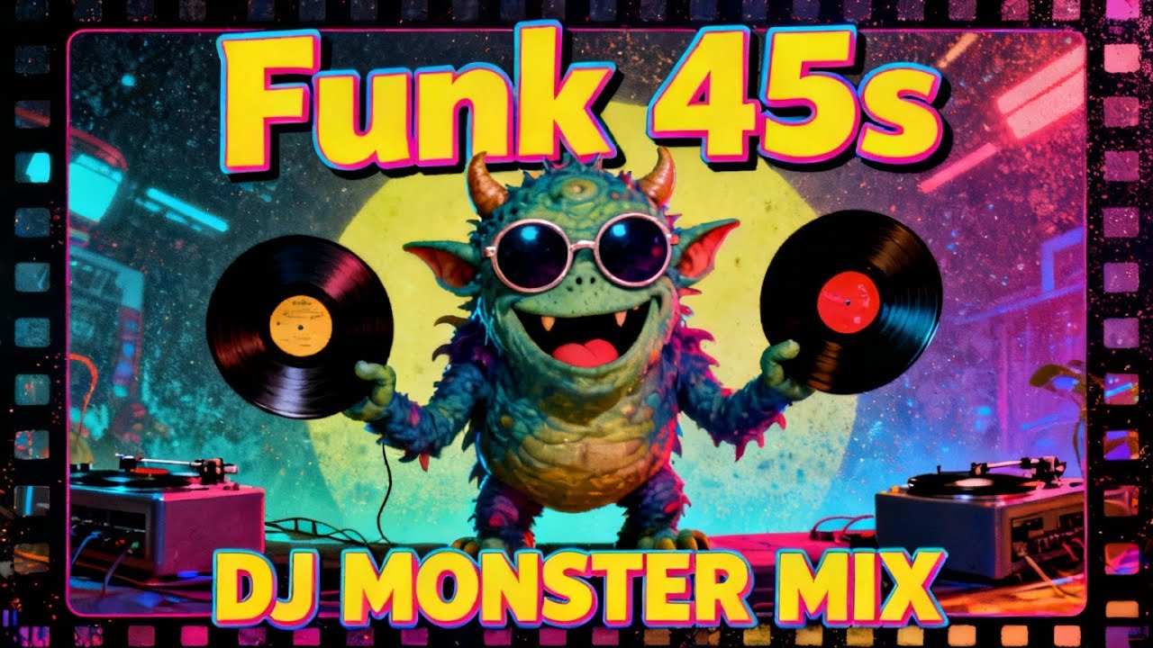 Funk 45s DJ Monster Mix — 45 минут редкого фанка и соула на виниле, ремикшированного и перемешанн...