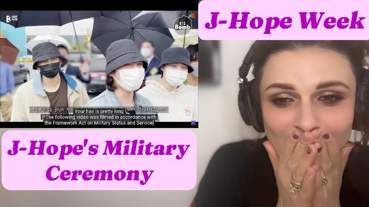Reacting to J-Hope's Military Ceremony (BTS)