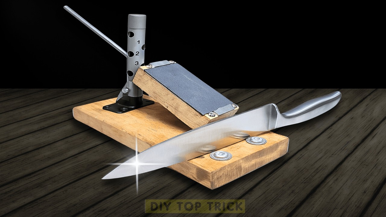 Get a RAZOR Sharp Knife in 1 Minute with this DIY SHARPENER