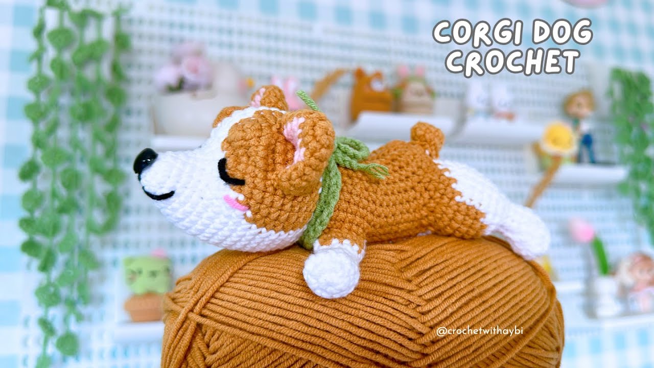 Corgi Dog Crochet Amigurumi Part 1 | Free Pattern and Tutorial | How to Crochet Corgi