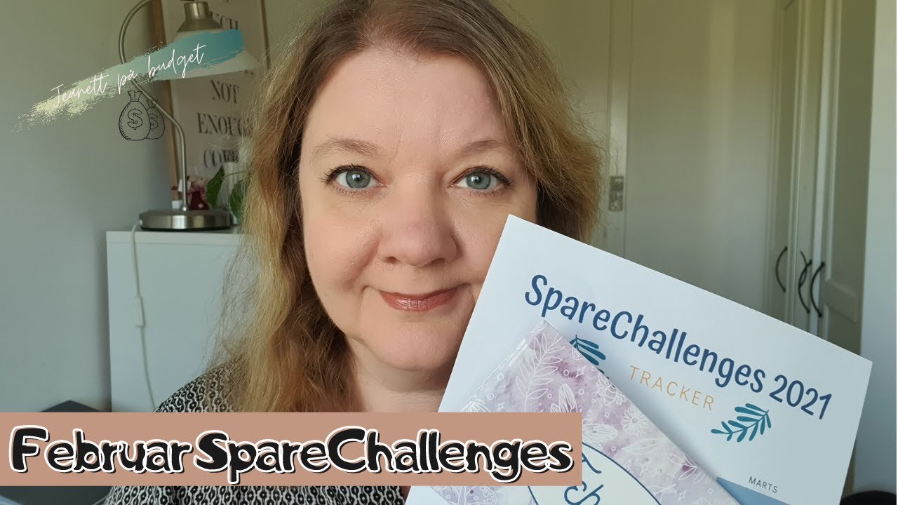 SpareChallenges Februar 2021 | Spar penge på en sjov måde | Privatøkonomi | Budget for alle