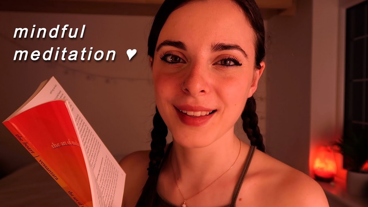 ASMR | Slow, soft, sleepy whisper reading ❤️ (guided meditation practices 🧘‍♀️)