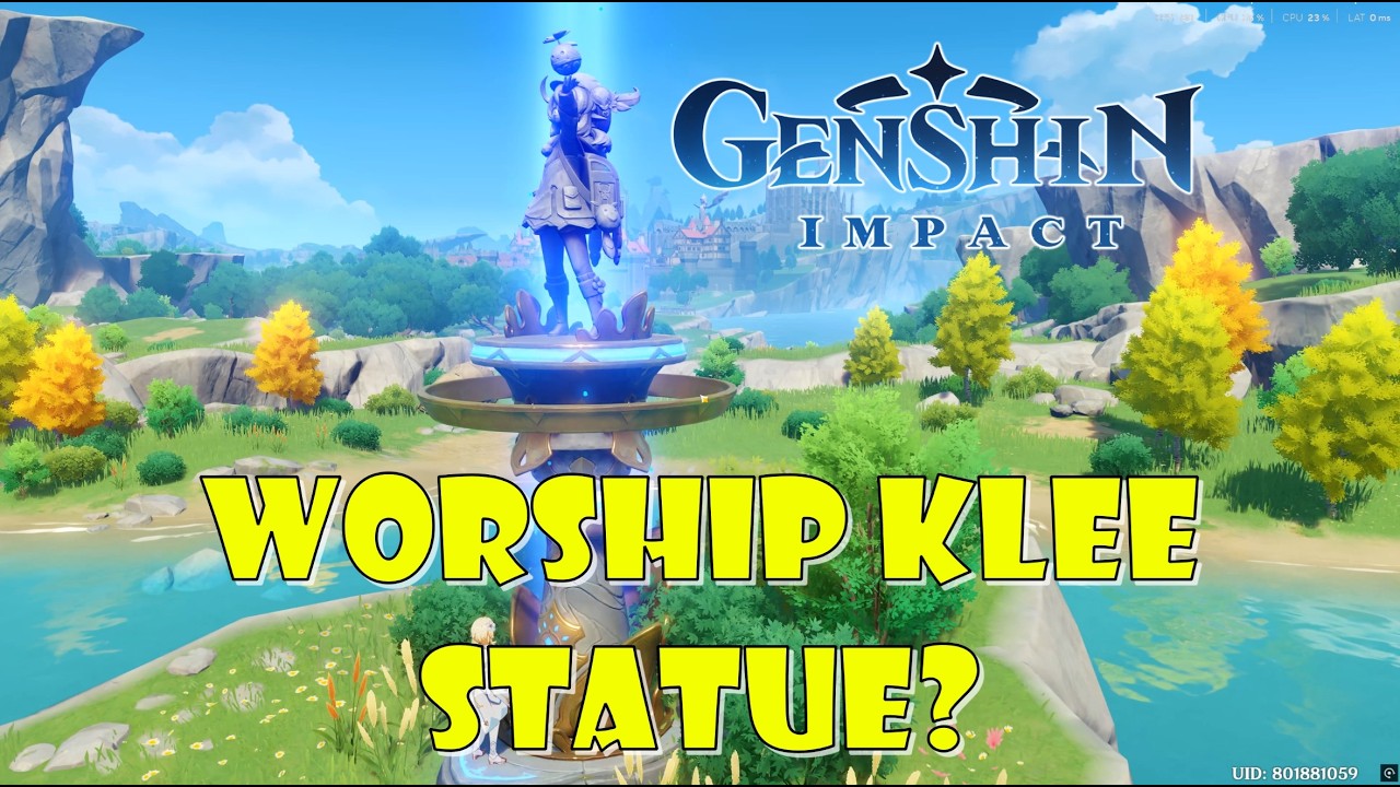 Interact with New Pyro Archon Statue Klee, 6.4 Event - Genshin Impact