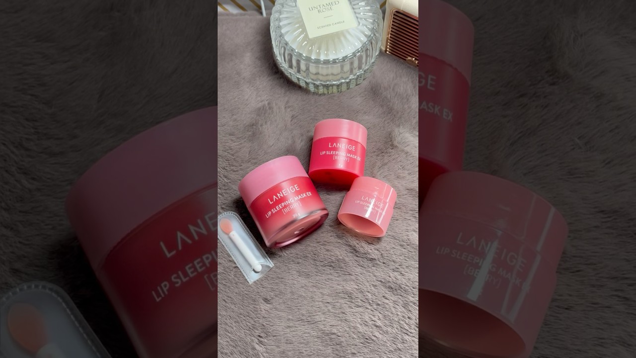 Laneige lip sleeping mask berry 🍓💘 presenting all three sizes for you 😋 