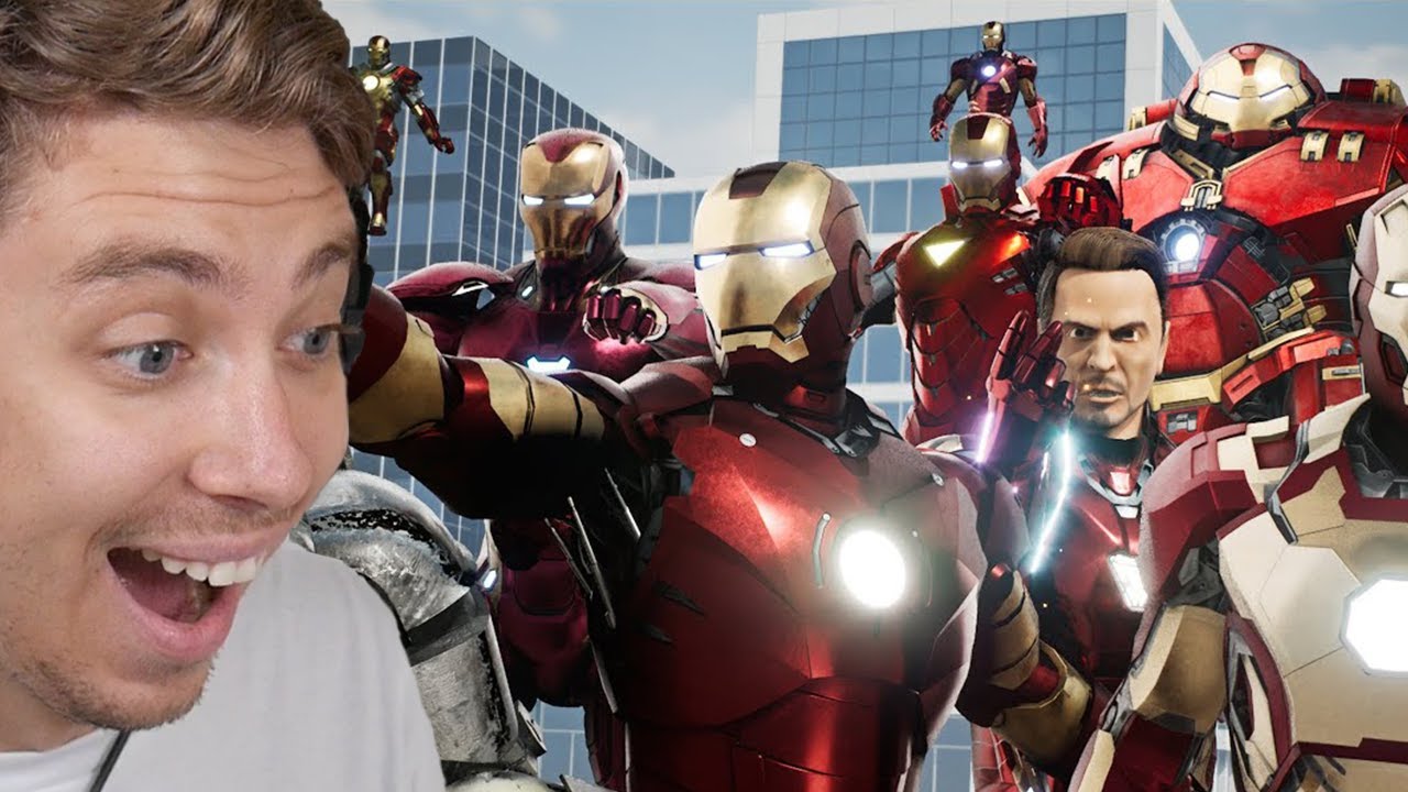 Reacting To EVOLUTION of IRON MAN (ALL SUITS 2008-2022)